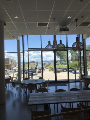 Utsikt fra restauranten