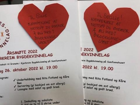 Nye medlemmer kan få tilsendt årsmelding!