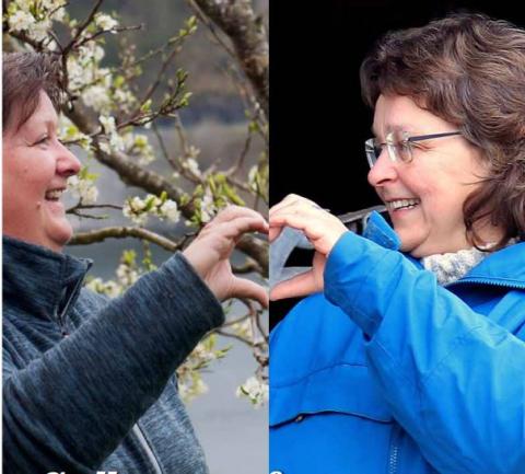 De fem grepene for å skape hverdagsglede er å være oppmerksom, å være aktiv, å lære noe nytt, å knytte bånd og å gi. Foto: Kathe Yvonn Seigerud. Odal Bygdekvinnelag  og Monika Frisvold Vågan, Eidsbygda Bygdekvinnelag.