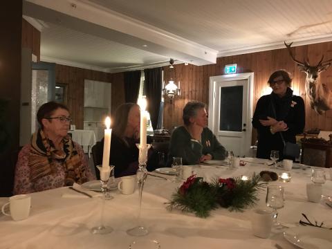 Solveig ynskte velkomen til julemøte på Sylte hotell