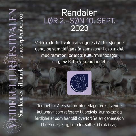 Veidekulturfestivalen 2023