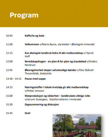 Programmet til 05.12.2023