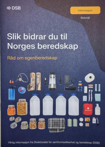 informasjons brosjyre fra DSB