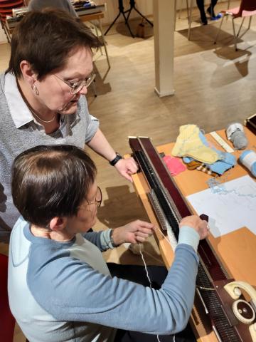 Sigrid delte sin erfaring og kunnskap med ivrige kursdeltakere.