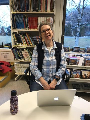 Gamalt bilde, men same Eva Hilde og kvissmeister!