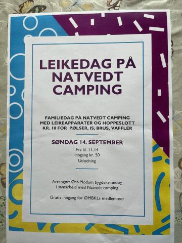 Leikedag på Natvedt camping 14. september 2025