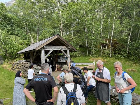 Turgruppe på Osaflorane