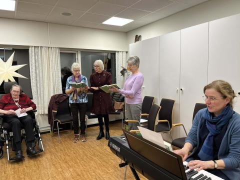Vesla, Vigdis og May med fin julesong!