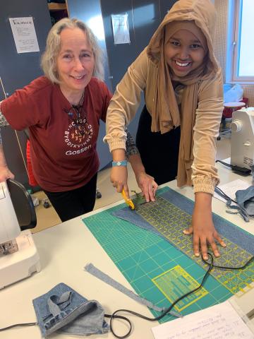 Gossen Bygdekvinnelag inviterte til SY-LAN.