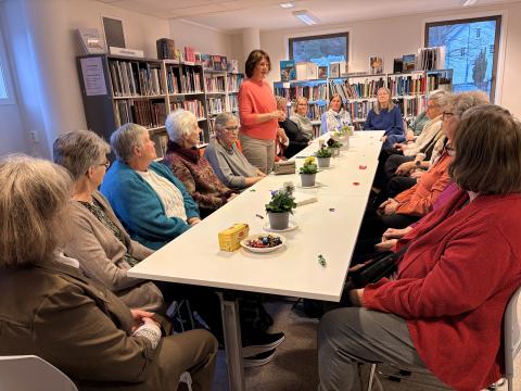 Leiar Bjørg ynskte velkommen og hadde orienteringar.