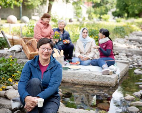 Anne Irene Myhr har vært styreleder i Norges Bygdekvinnelag siden 2024. Foto: Studio Alma.