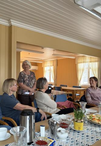 Berit holder foredrag