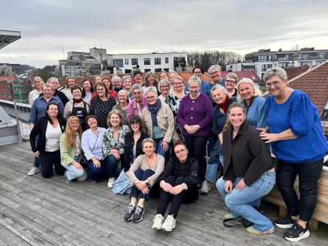 Uttalelse fra distriktsledermøtet i Norges Bygdekvinnelag 18. og 19. april. Foto: Cesilie Aurbakken.