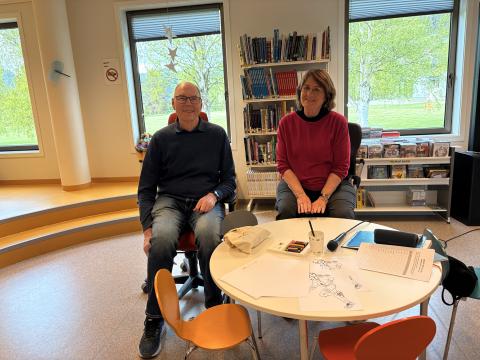 Kjell og Bjørg var kvissmeistrar i dag. Godt jobba!