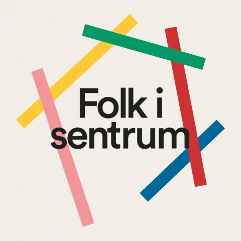 Folk i sentrum. Logodesign Tada.