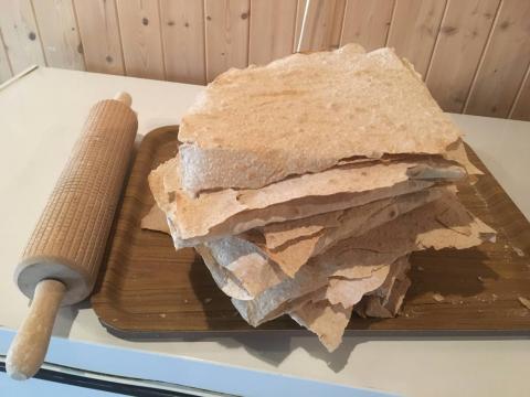 Hjembakt flatbrød