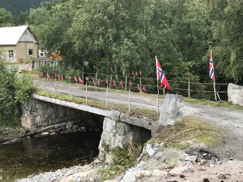 Gamle Storebro var fint pyntet til den store dagen