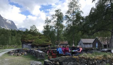 Nedstestølen ein nydeleg junikveld! -  Bedre blir det ikkje!