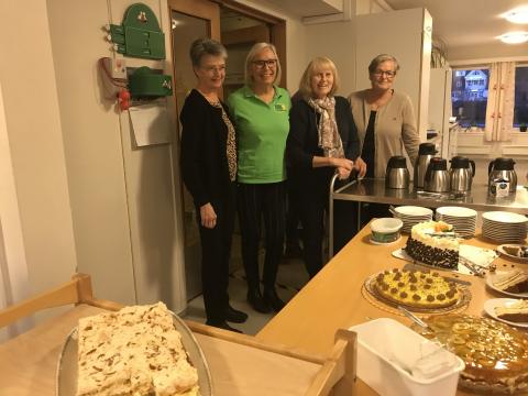 May, Vigdis, Eva og Inger Lise klar til dyst!