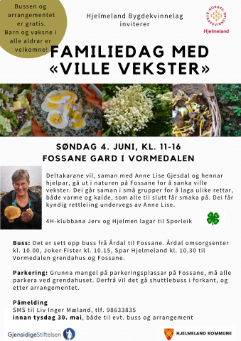 Familiedag på Fossane gard