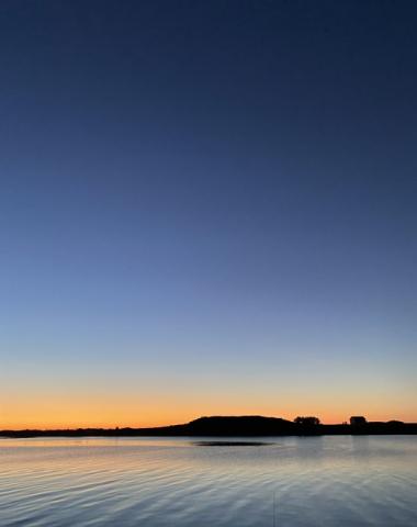 Solnedgang ved Hustadvika. Foto: Astrid Seime