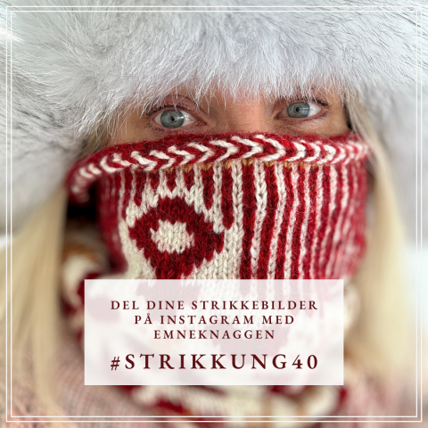 Bilde fra StrikkUng40 - del dine bilder på Instragram