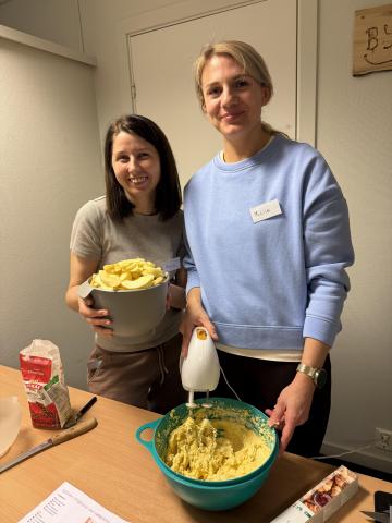 Eplekake er dagens dessert
