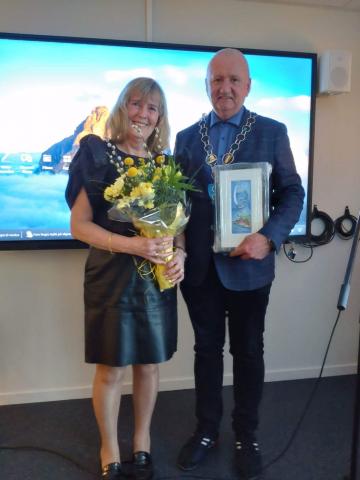 Blomster frå ordføraren