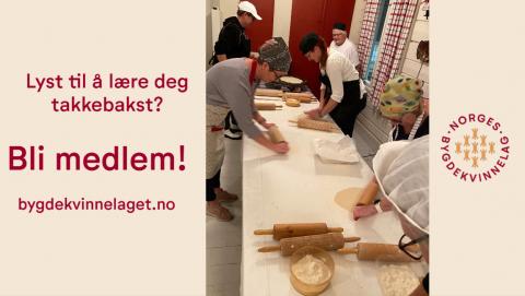Bli med på takkebakst!