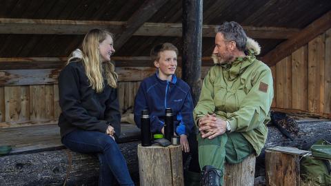 Tv- serien Helt NATURLIG har premiere 30. august på NRK1. Foto: Jan Grønseth