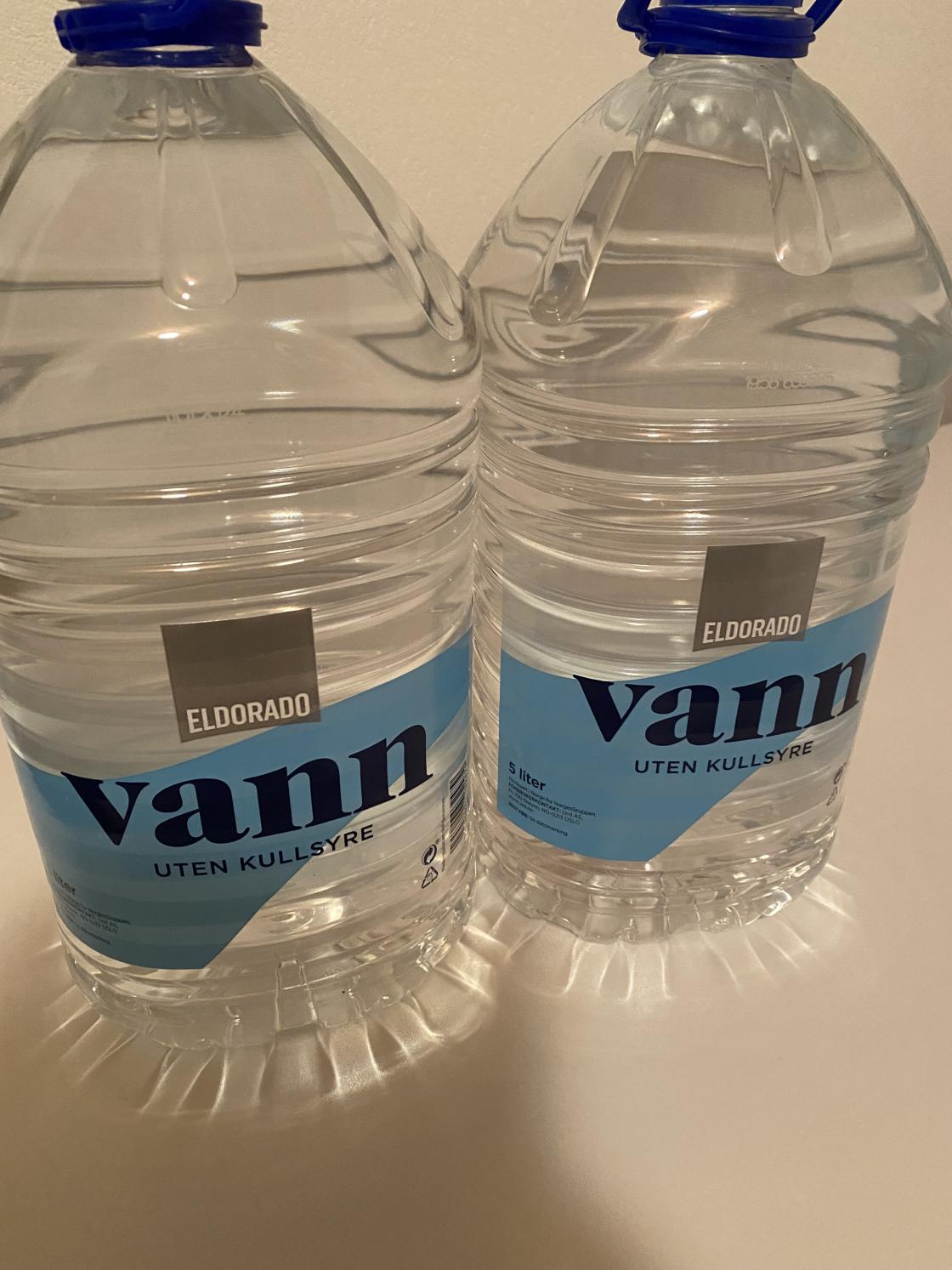 10 liter vann pr. person er lurt