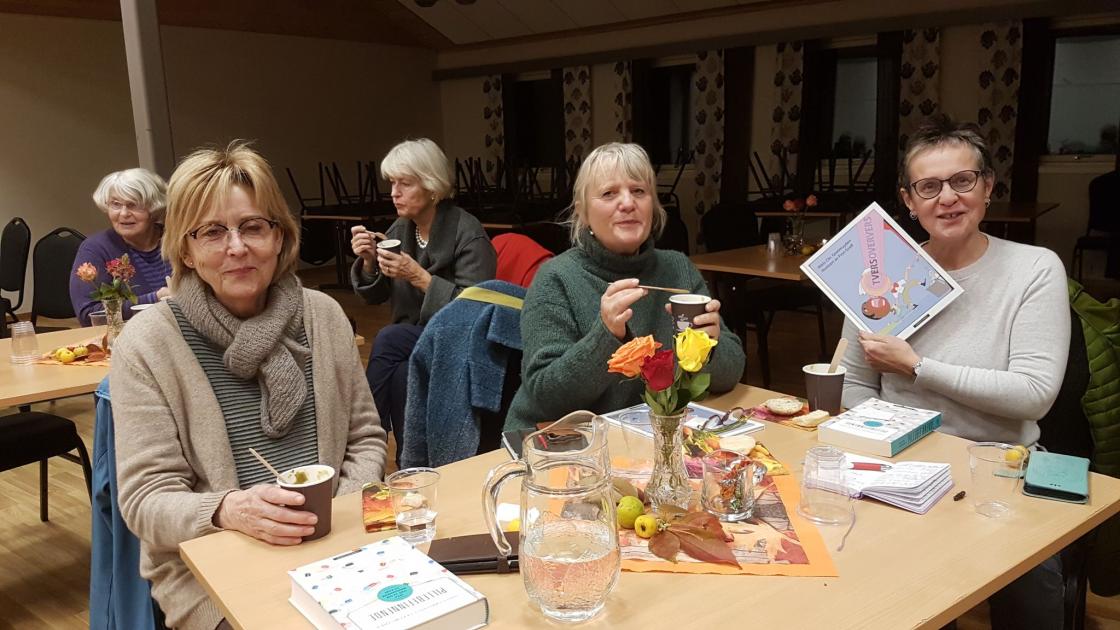 Deilig hjemmelaget suppe ble servert