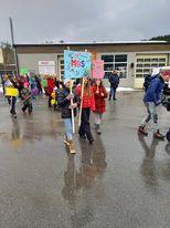 Fra fakkeltoget. Foto: Ingunn Talgøy