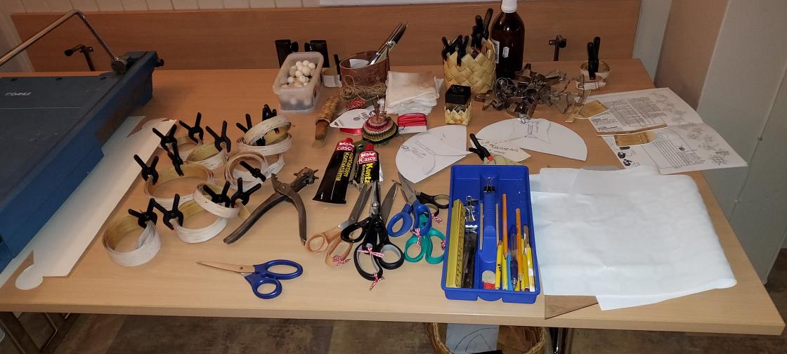 Gerd hadde med alt nødvendig utstyr