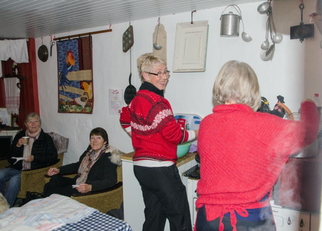 Dampen opp, svela skal ¨på takka, det lukter og smaker så godt