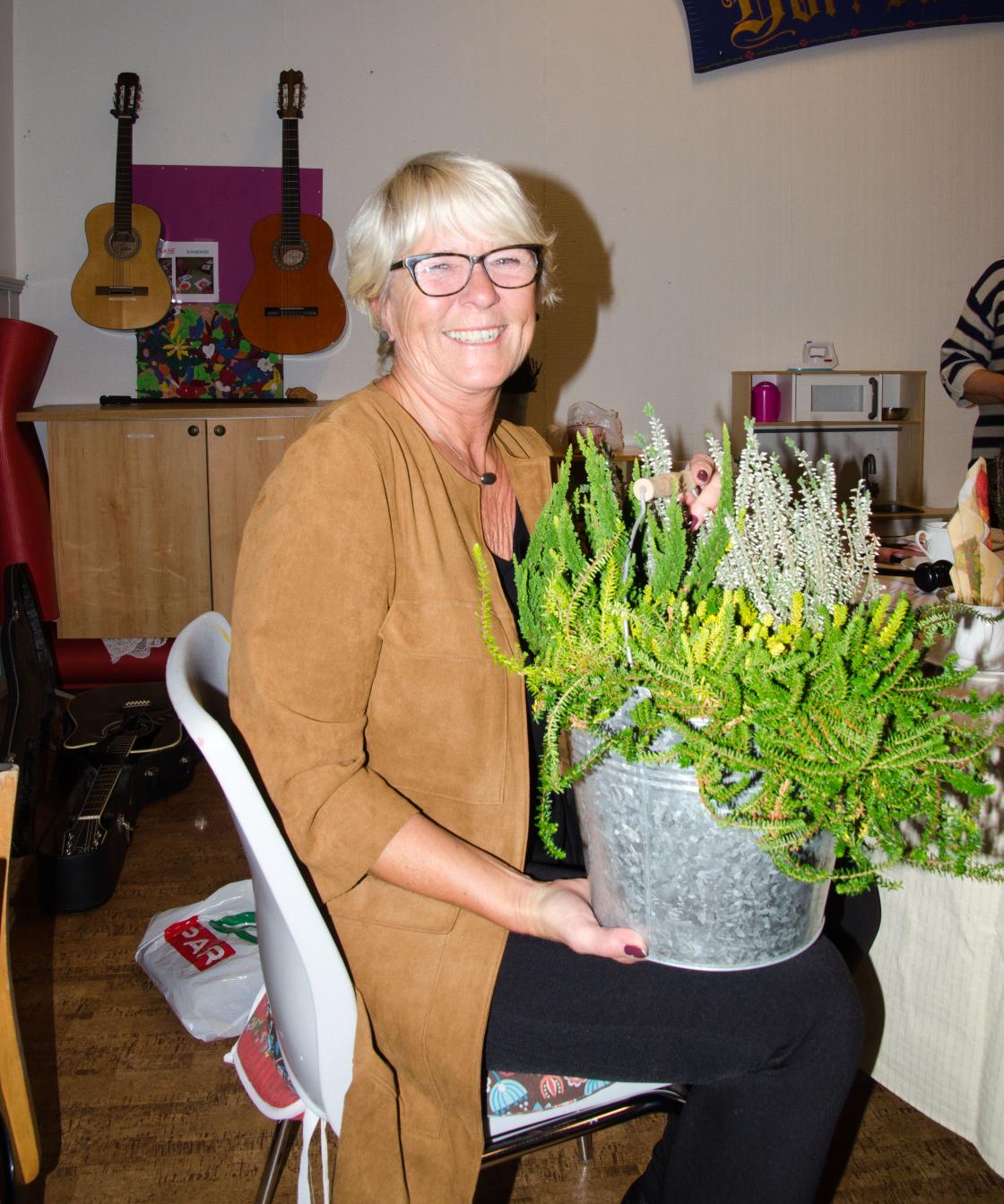 Blomster til de som går ut av styret