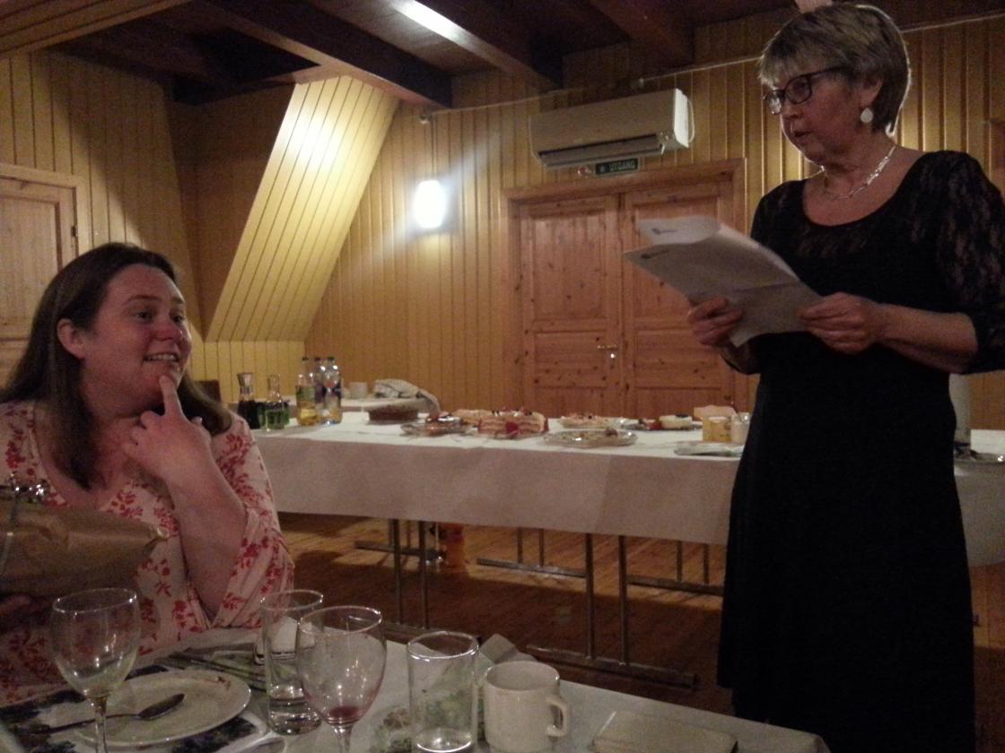 kven skal pakken gå til denne gongen...