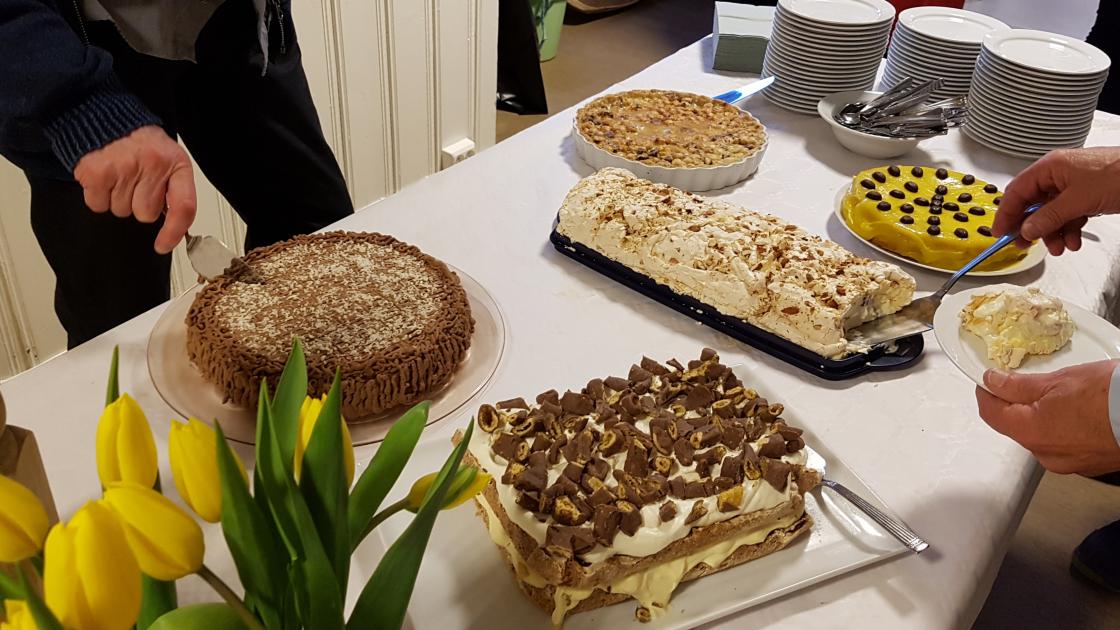 Kakebord. foto: Linda M. Gusland.