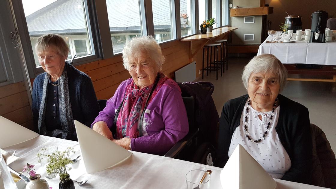 Eldfrid, Marta og Maria.   foto: Aud-Marit