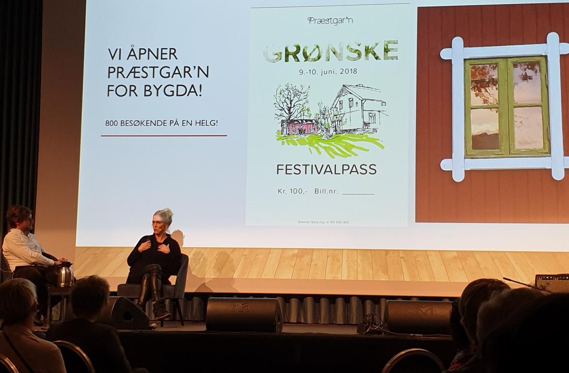 Hans Olav Brenner og Anita Krohn Traaseth om Præstgar&amp;#039;n. Foto M.Hauso