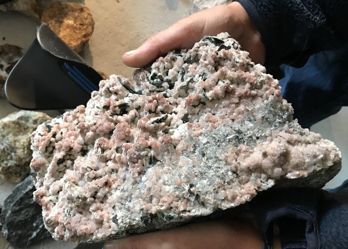 Stein til beundring.