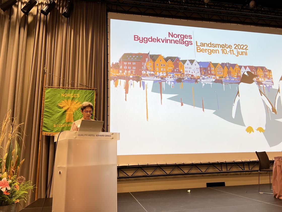 Jorun Henriksen ønsker velkommen