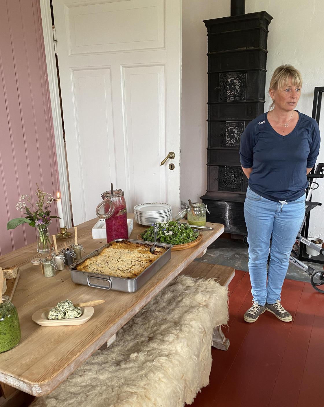 Lunsjservering med Hedda Kortnes