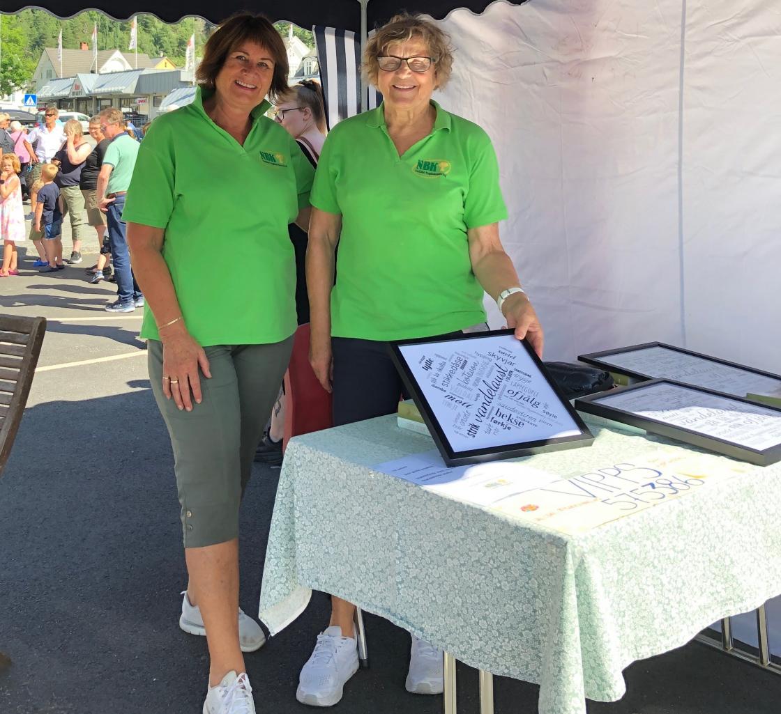 VBK hadde stand og selde dialektbilde og Seterbok.