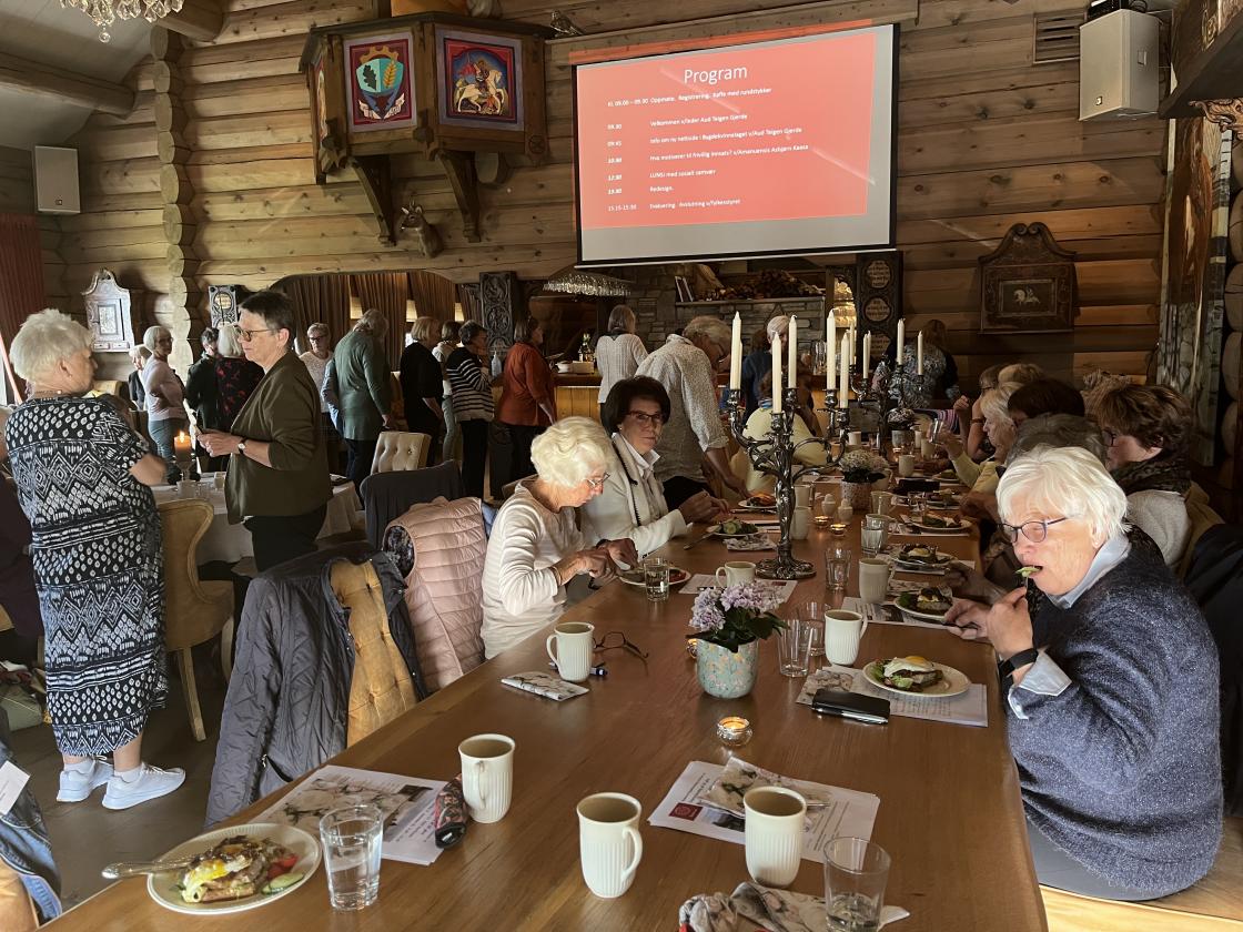 Vi koste oss med god mat