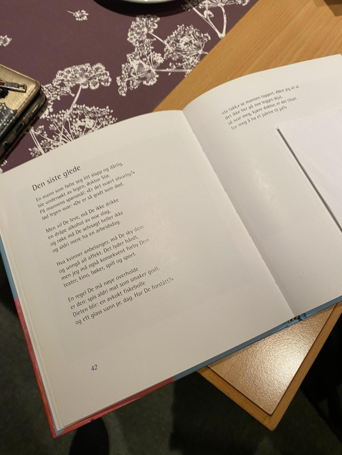 "Den siste glede" av Andre Bjerke