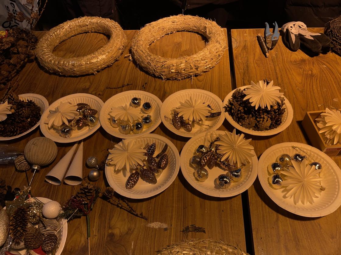 Litt stæsj til kransene