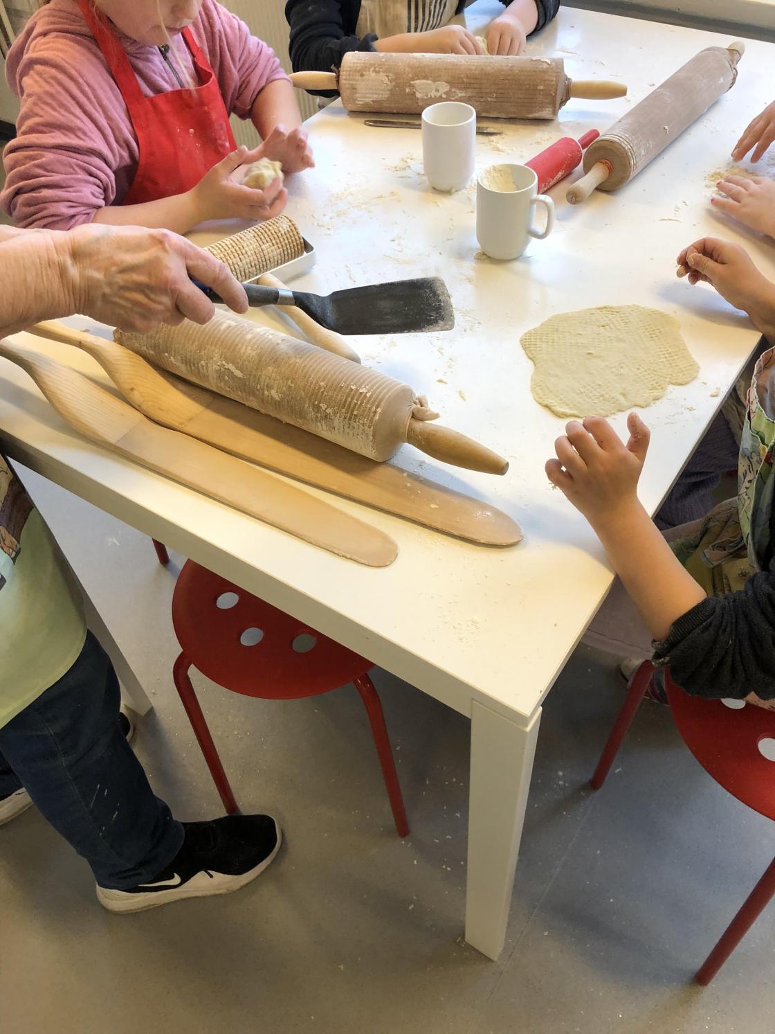 Lompe klar til steking