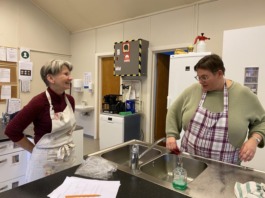 Oppvasken er også viktig