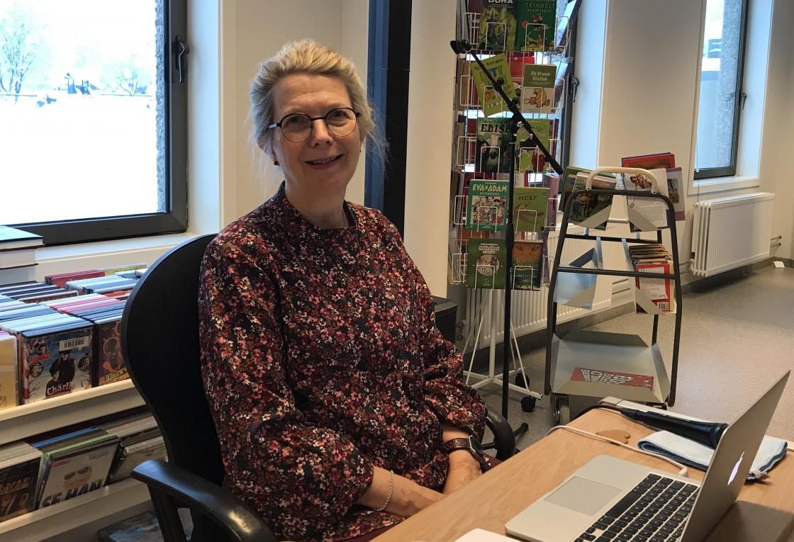 Kvissmeister Eva Hilde Lingaas klar til dyst.